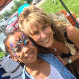butterfly,butterfly face painting, Glamour makeup, Glitter, Girl face painting, Face painting, face painter, Face painting Chicago, Margi Kanter, Face painter Chicago, face painting suburbs, Face painting Schaumburg, Margi Kanter